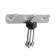 Cappio CVT001 hanger, metallic, three -horn, matte chromium color
