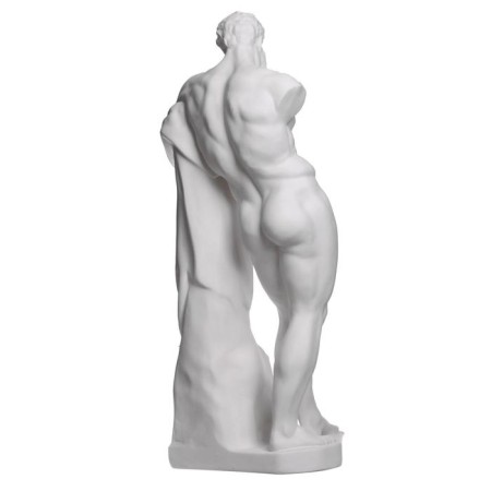 Gypsum figure Hercules statue, 27.5 x 27.5 x 74 cm-3