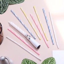 A set of musical candles (cocktail + 1 musical)