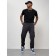 Cargo jeans men, size 52, dark gray color