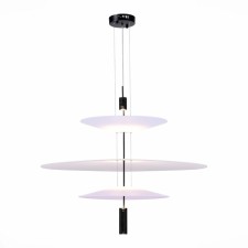 Люстра подвесная St Luce. SL6101.423.01. Isola. 1х15 Вт, LED, 3000K, 600 Lm, 68х68х90 см, цвет чёрный
