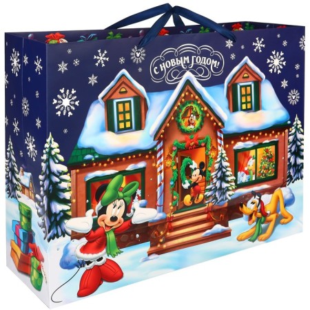New Year. Gift package, 61x40x20 cm, packaging, Mickey Mouse-1