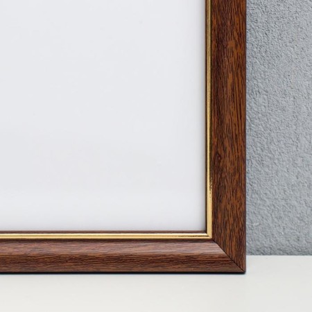 Photo frame plastic 25x25 cm, dark tree (plastic screen)-1