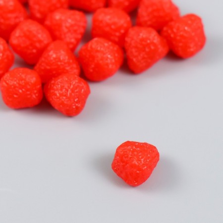 Decor for creativity PVC "Strawberry Berry" set 20 pcs 1x1x0.6 cm-1