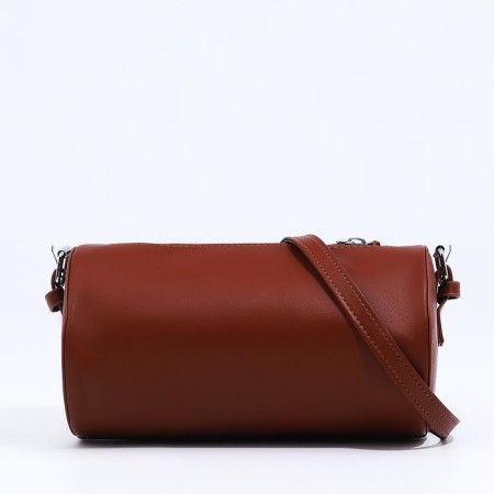 Cross-Bodi Bag on a zipper, brown color