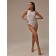 Body Female Girocollo Halter, size XL, Bianco color