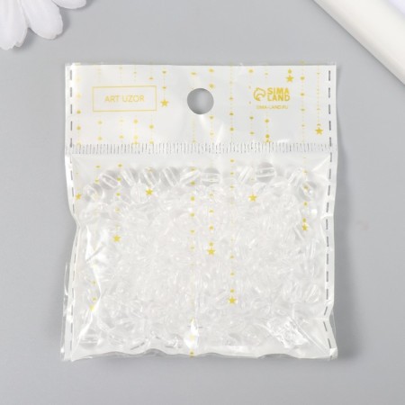 Beads for creativity plastic "Balls Transparent" set of 20 g 0.6x0.6x0.6 cm-2