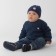 Jumper knitted baby I, height 80-86 cm, blue