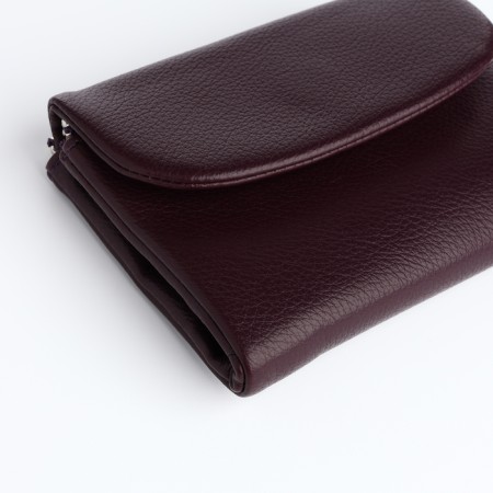 Women's wallet on magnet, purple color-3