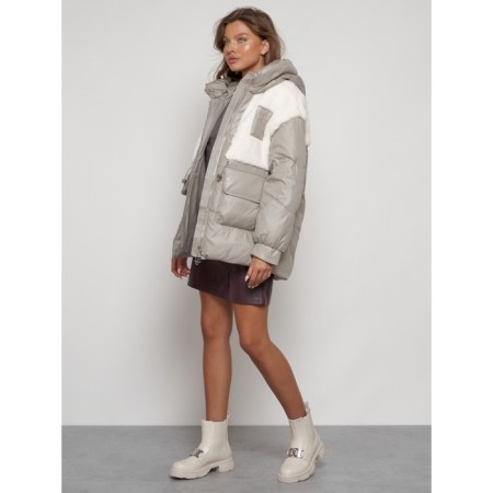 Winter jacket, size 48, light brown color-20