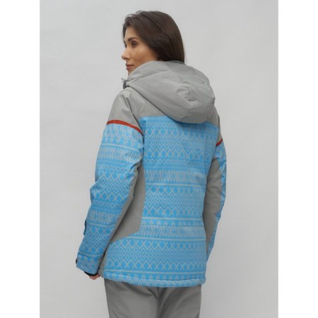 Ski suit female, size 42, blue color-28