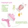 Nibbler with silicone mesh, rotating piston, pink color