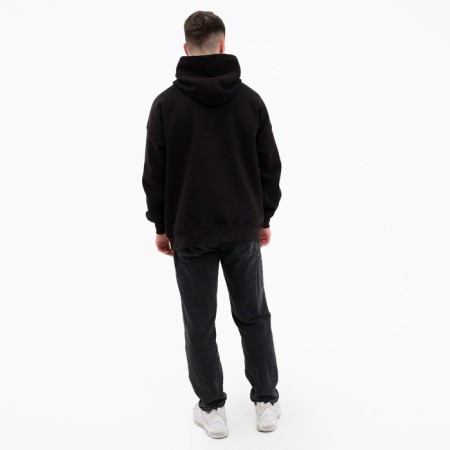 Hoods male, black color, size 52-5