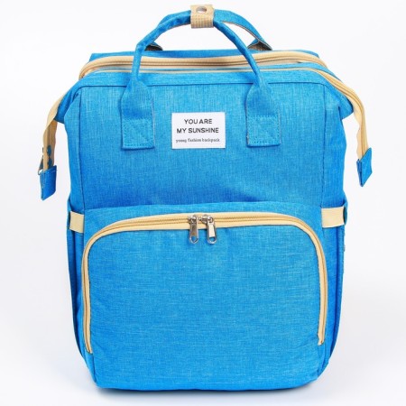 Bag-rug with a changing rug, blue color