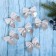 Christmas tree decoration "Bant" (set 12 pcs) 5.5x5 cm, silver-white