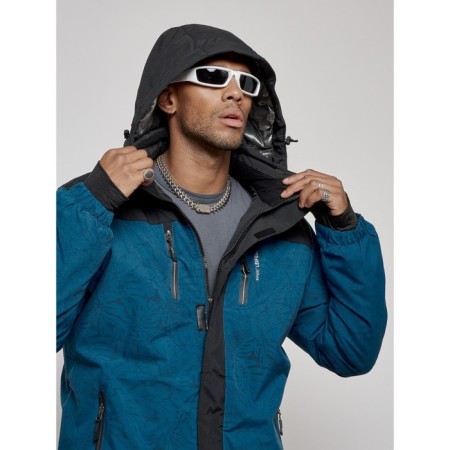 Ski costume men's winter, size 48, blue color-10