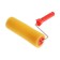 Lom roller, "cheese", foam rubber, 230 mm, handle d = 6 mm, d = 80 mm