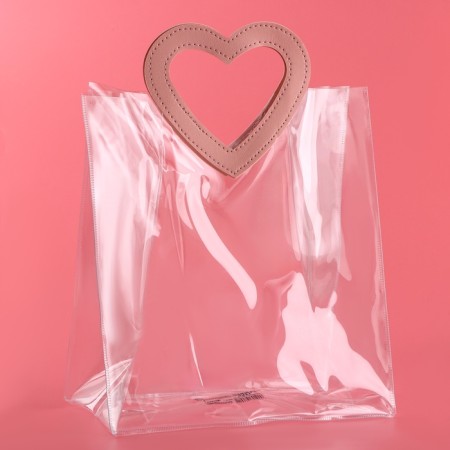 PVC gift package, pink, 25 x 28 x 15 cm-1