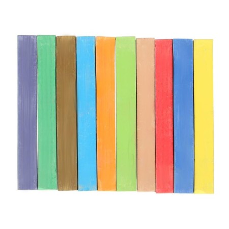 Loars for drawing "gamma", colored, 10 pieces, soft, square shape, cardboard box-1