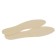 Insoles for shoes, breathing, adhesive-based, 39-40r-r, pair, beige color