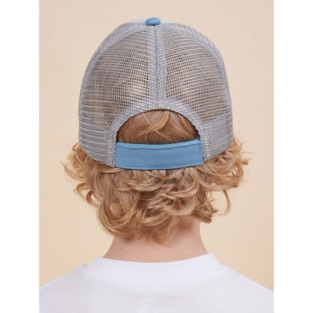 Children's cap, size 53-54, jeans color-1