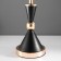 Elizabeth table lamp E27 40W black and gold 25x25x37 cm Risalux