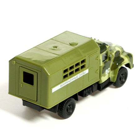 Metal truck "ZIL. Army ", 1:52, inertia-2
