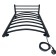 Electric towel "Sanprise" Classic P8, 500x800 mm, right, black