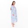 Night shirt female, blue color, size 56