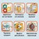 Developing bisicubic soft "animals", rattle, squeaks, rustling, crumb I