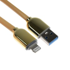 Lightning cable - USB, 6 A, TPE braid, frost -resistant, 1 meter, yellow
