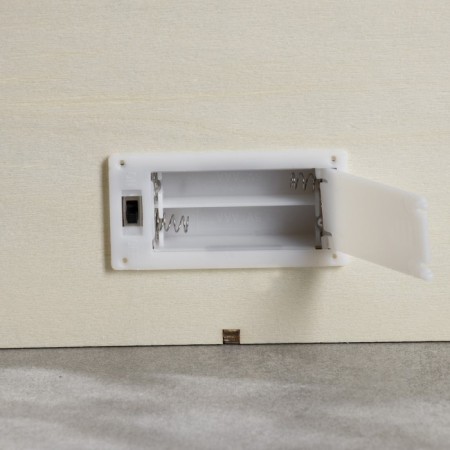 LED figure "Happy Vacations" 22 × 22 × 4 cm, wood, batteries AAAX2 (not in the kit), glow warm white-2