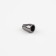 Tip for a cord, d = 4 mm, 12 × 8 mm, 10 pcs, black nickel color