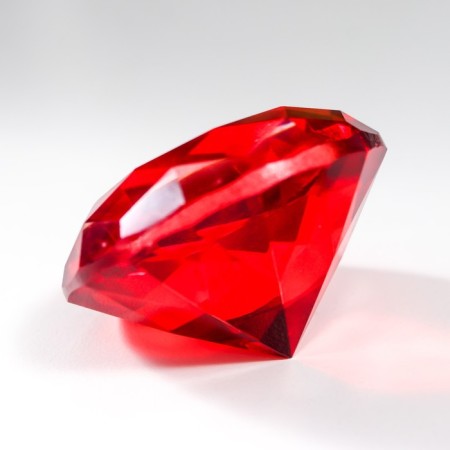 Suvenir Glass "Diamond" set 6 pcs d = 4 cm in a box 17x12x4 cm mix-3