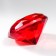 Suvenir Glass "Diamond" set 6 pcs d = 4 cm in a box 17x12x4 cm mix