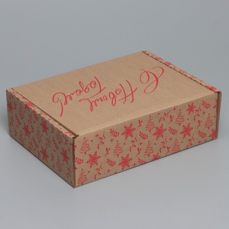 Box the team "Happy New Year", Bury, 27 x 21 x 9 cm, New Year-3