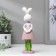 Souvenir Polystone "Bunny - Kiss" set 2 pcs 18x5x5.3 cm