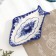 Herring "fish", gzhel, porcelain, 24x14 cm