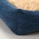 An animals bed, 60*50*15 cm, martial, synthetic winterizer, temptation. fur, blue
