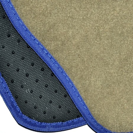 Car carpet carpets SkyWay Arctic-2, 66x44 cm, front, textile, beige, set 2 pcs. S01701007-1