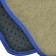 Car carpet carpets SkyWay Arctic-2, 66x44 cm, front, textile, beige, set 2 pcs. S01701007