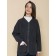 Jacket for girls, height 158 ​​cm, dark gray color