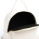 Women's backpack made of artificial leather with lightning, 1 pocket, white color