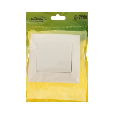 Luazon Lighting "Antei" switch, 10 A, 1 key, hidden, white-3