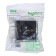 The socket "W59" Sche RS16-152-6-86, 16 A, single, with salary, curtains, color black velvet