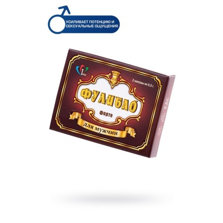 Exciting capsules for men Fulibao Forte, 2 capsules