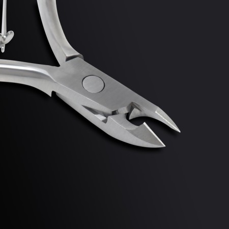 Manicure nippers for the cutter "Premium", double spring, 11 cm, blade length - 6 mm, silver color-7