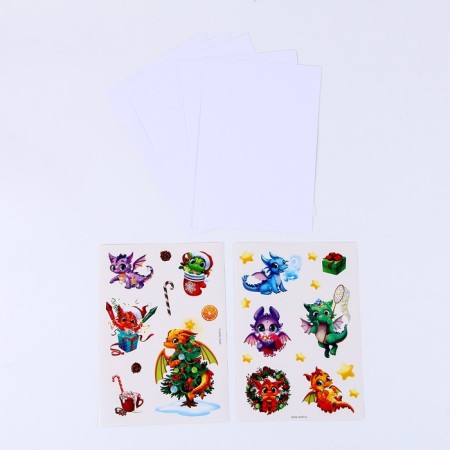 Set for drawing Ebru "Dragon"-5