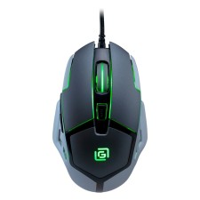 Мышь Оклик 915G HELLWISH V2 черный/серый оптическая (4800dpi) USB (6but)