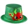 Carnival hat "Dragon", red color